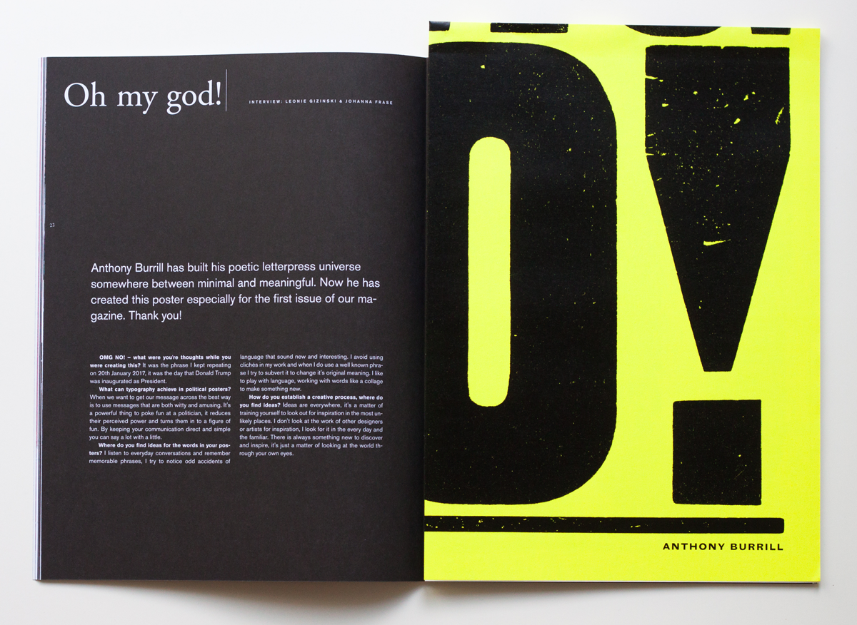 The Type Writer – a magazine between poetry and typography | Project Image